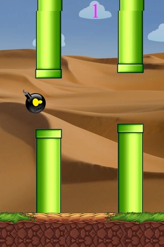 Flappy Bomb HD screenshot 2