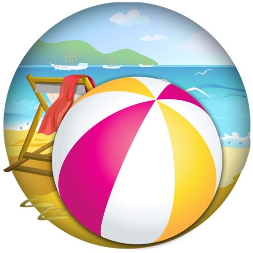 Rolling Beach Ball Skill Game - KIDS SAFE APP icon