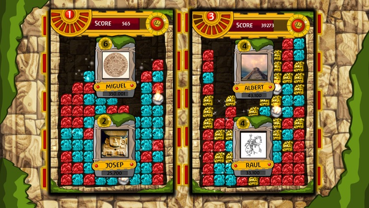 Antique Mayan Blocks - Collapse, Earn, Mash, Trap and Splash Jewel Pieces