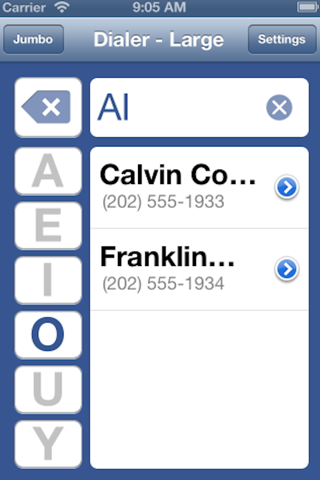 AEIOU Dialer screenshot 4