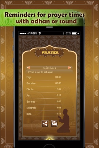 Al Qur'an - Prayer times, Qibla, Islamic Calendar screenshot 3