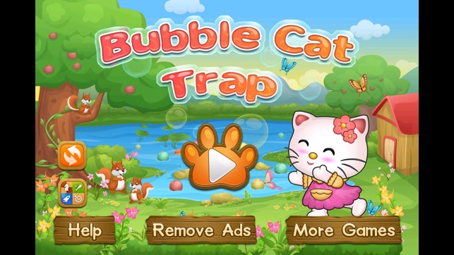 Bubble Cat Trap - Crush and Tap Candy to