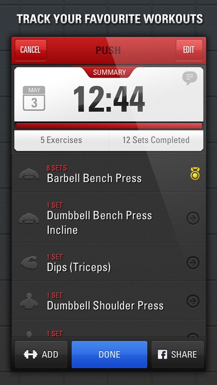 Gym Genius - Workout Tracker:  Log Your Fitness, Exercise & Bodybuilding Routines screenshot-3