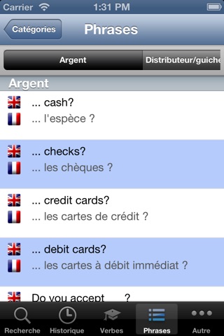Dictionnaire Anglais Français screenshot 4