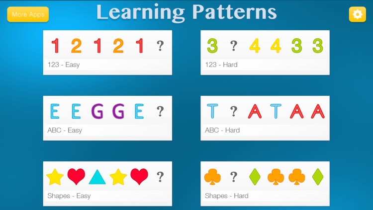 Learning Patterns PRO - Help Kids Develop Critical Thinking and Pattern Recognition Skills