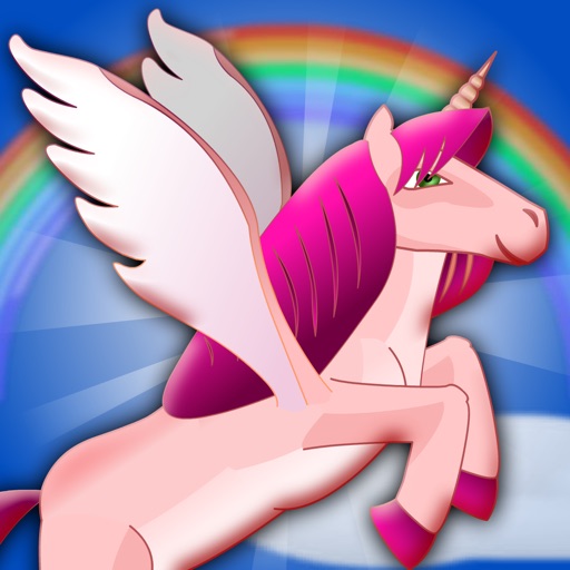 A Fairy Unicorn Rainbow Ride - Flying Fantasy icon