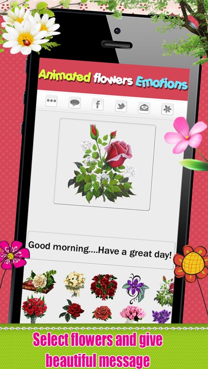 Emoji Flowers -  3D Animated Flower Emoticons