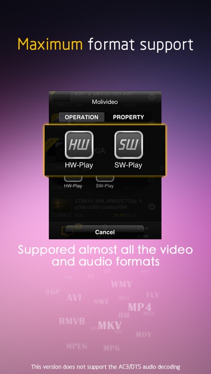 Moli-Player Pro-video & música de reproductor de medios
