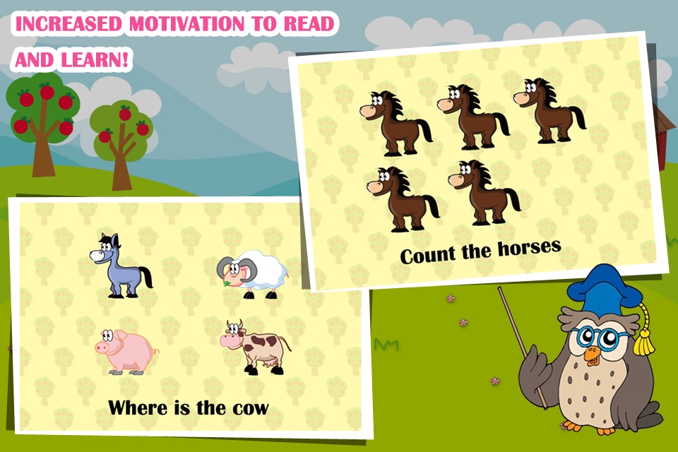 Farm Animals Toddler Preschool FREE - All in 1 Educational Puzzle Games for Kids screenshot 4