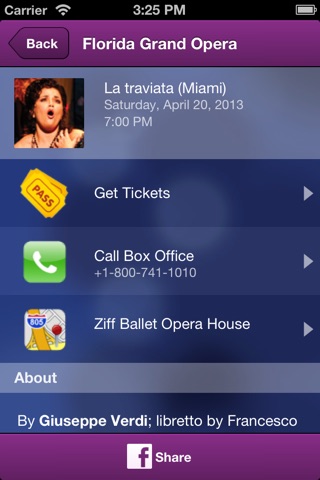 Florida Grand Opera screenshot 3