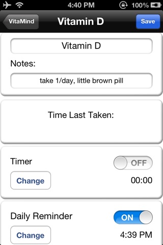 VitaMind screenshot 2