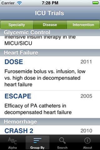 ICU Trials Lite By ClinCalc screenshot 2