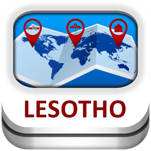 Lesotho Guide & Map - Duncan Cartography icon