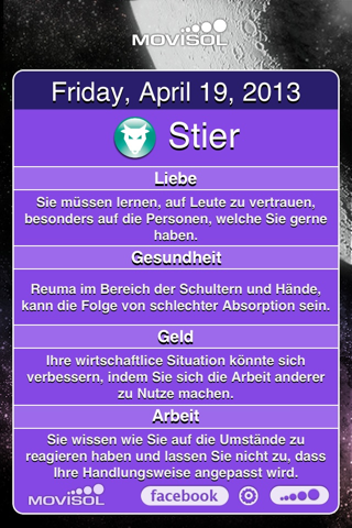 Luck Horoscope: daily astrological prediction screenshot 2
