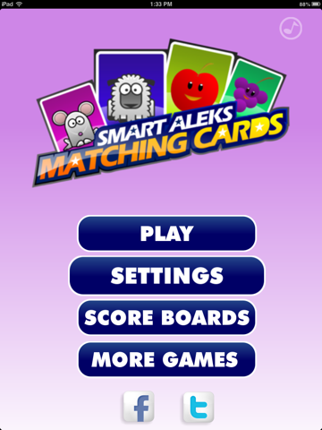 SmartAleks U : Early Bird Learning Matching Flash Cards HD screenshot 2