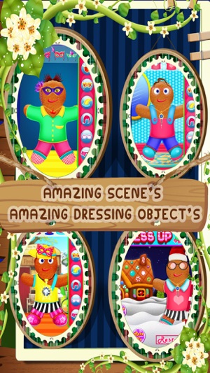 Gingerbread Man Dress Up Mania - Free Addictive Fun Christma(圖5)-速報App