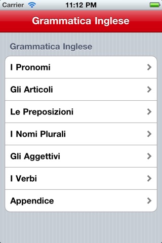 Grammatica Inglese screenshot 2