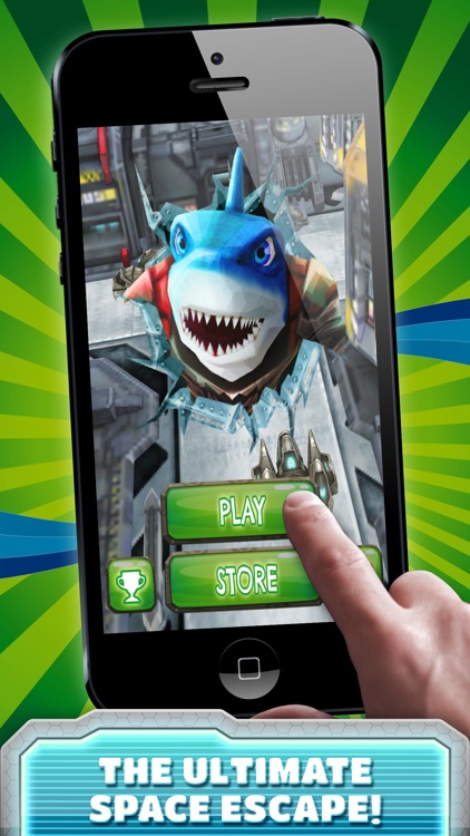 Attack of The Galactic Bite Shark - FREE - Sci-Fi Planet Endless Runner Game