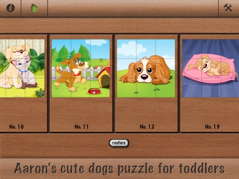 Aaron's cute dogs puzzle for toddlers screenshot 4