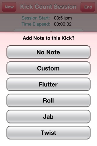Baby Kick Counter - Track Fetal Movement by Mobile Mom screenshot 4