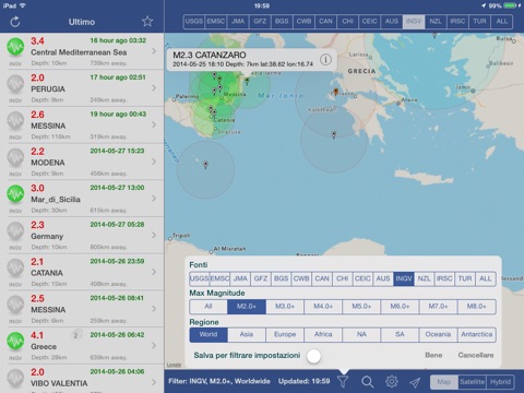 Earthquakes PAD screenshot 3