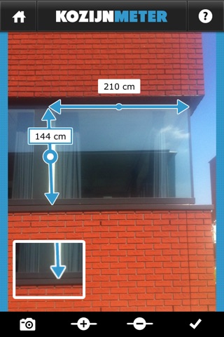 KozijnMeter; de meter waarmee je alle kozijnen opmeet! screenshot 4