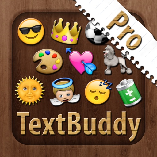 Text Buddy (Pro) - An Email and Text Enhancement App - Emojis, Emoticons, Characters, & More! iOS App