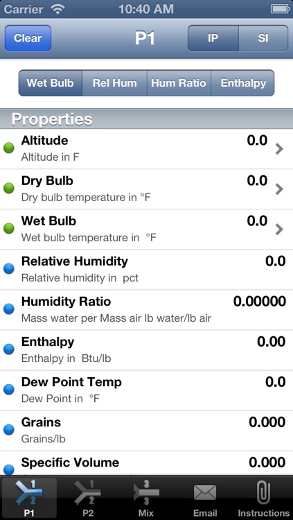 HVAC Buddy® Psychrometric