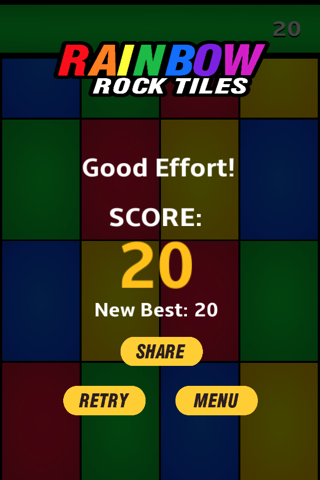Rainbow Rock Tiles - play the free color music tile guitar tabs step game screenshot 3