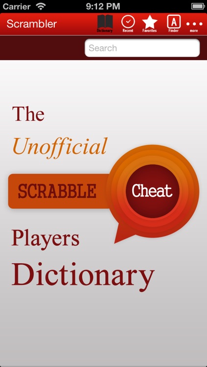 Scrambler - Ultimate Word Helper for SCRABBLE®, Words with Friends and Wordfeud crossword games