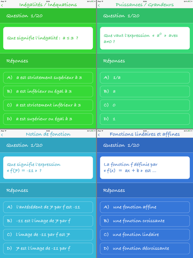 Maths Quizz 3eme(圖2)-速報App