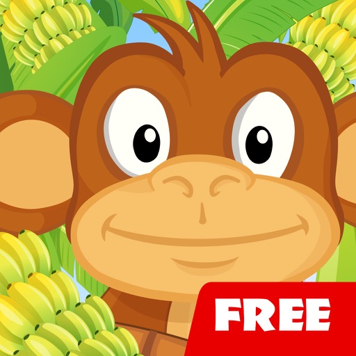 Super Monkey Dive Free - Fun Jumping Game in Jungles of Dextris Icon