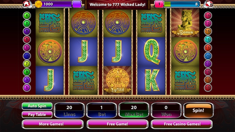 AAA+ Wicked Lady of Olympus Casino Slot Machines