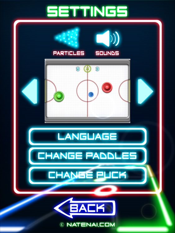 Glow Hockey 2 HD screenshot-4