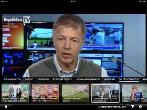 Repubblica TV per iPad screenshot 4