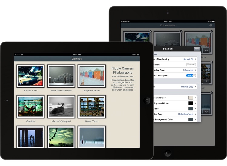 Portfolio Pro for iPad - Brandable Photo and Video App screenshot-3
