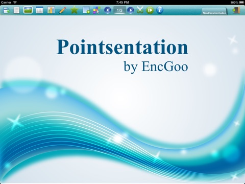 PointsentationLite-Free presentation app supports spreadsheets and charts screenshot 2