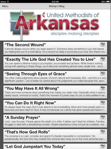 Arkansas UMC for iPad screenshot 3