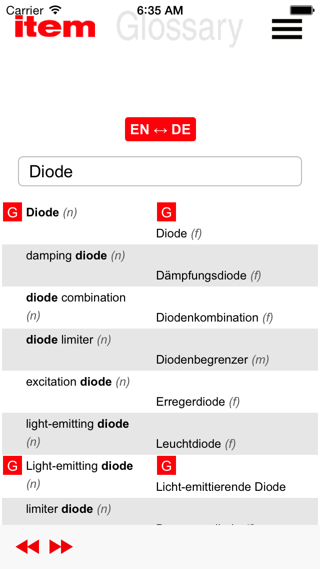 How to cancel & delete The item Glossary for mechanical engineering from iphone & ipad 3