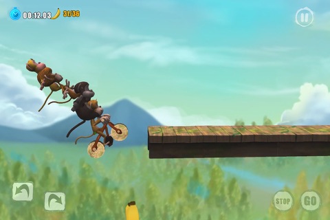 Bike Monkey : Race for Bananas screenshot 2