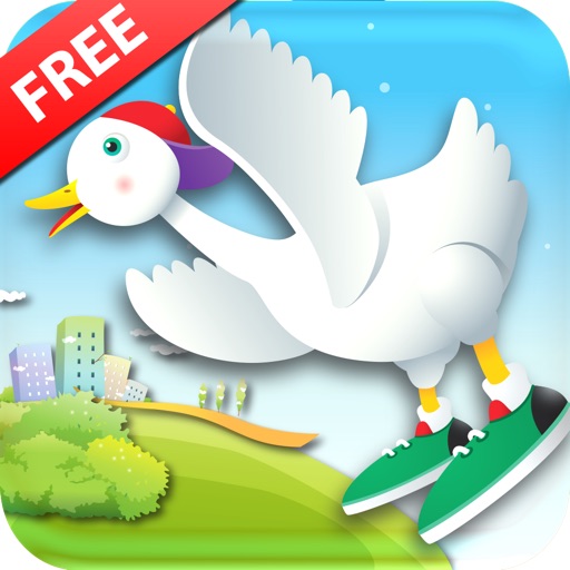 Jumpy Fly Duck - Funny Bird Fly Best Free Ride icon