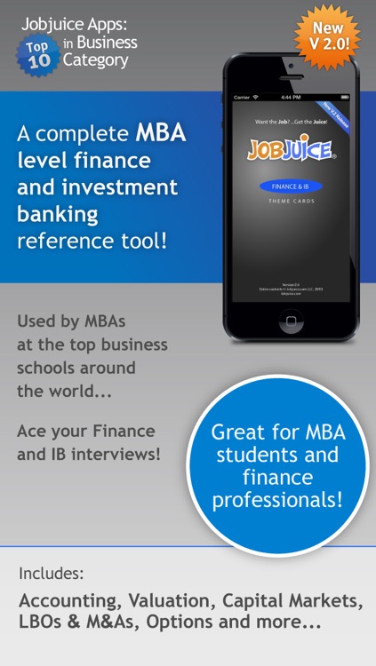 Jobjuice Finance and Investment Banking