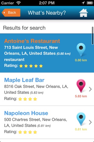 New Orleans guide, hotels, map, events & weather screenshot 3