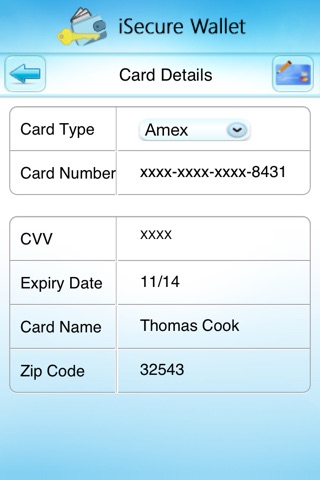iSecure Virtual Wallet screenshot 3