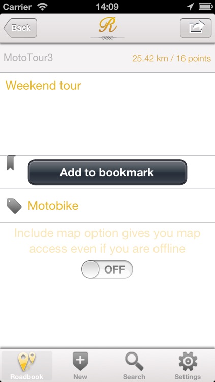 Roadbook
