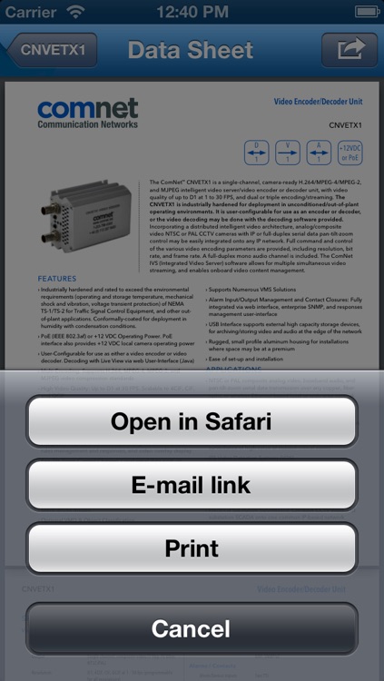 ComNet Fiber Optic & Ethernet Products screenshot-3