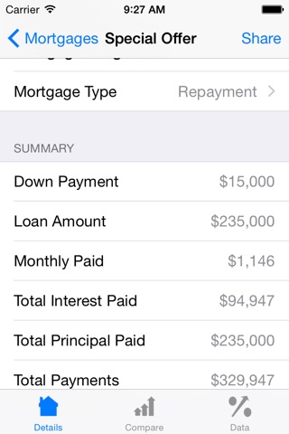 Mortgage Calculator Financial Toolkit screenshot 2