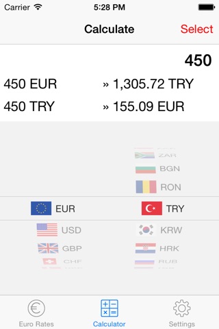 Euro Exchange Rates screenshot 4