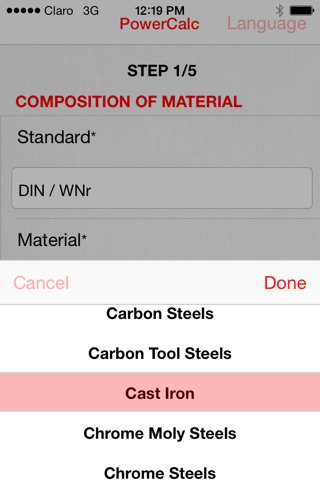 Starrett PowerCalc App screenshot 4