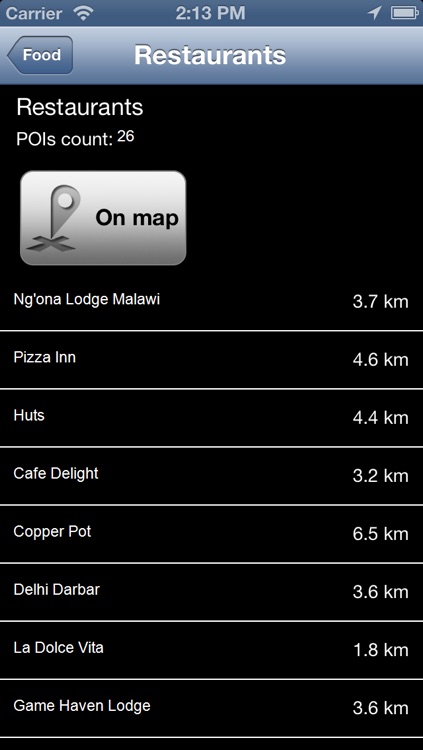 Malawi Offline Map - PLACE STARS screenshot-3